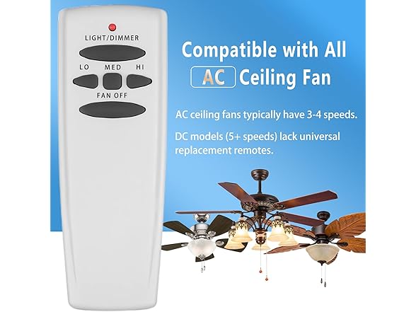 Universal Ceiling Fan Remote Kit