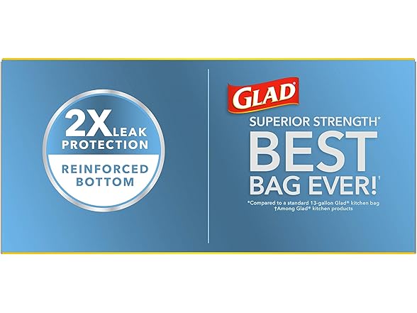 Glad Food Storage Glad ForceFlexPlus Tall Kitchen Dra