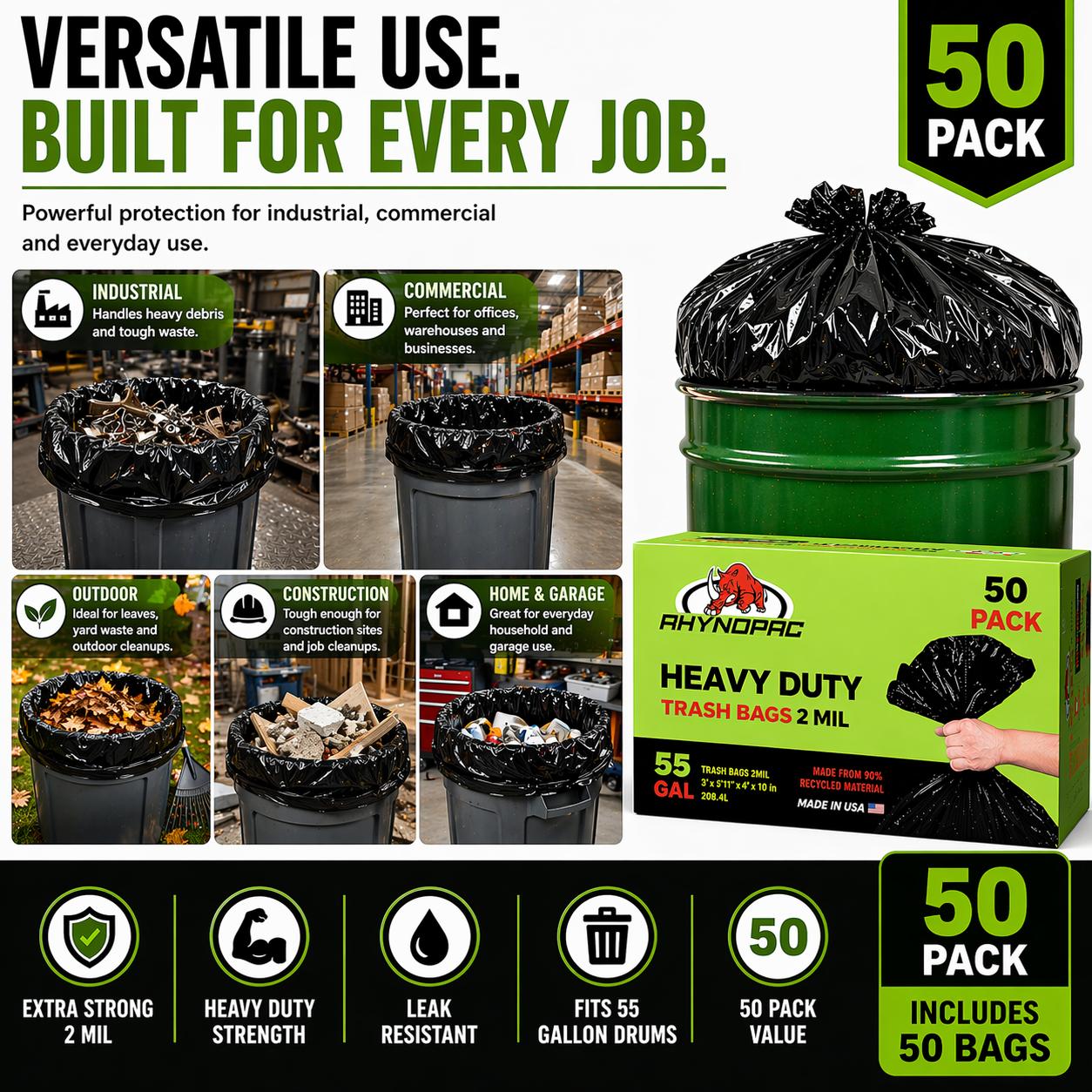 55 Gallon 2 Mil Drum Liner - Gallery 12