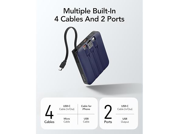 VRURC 10000mAh 22.5W Portable Charger