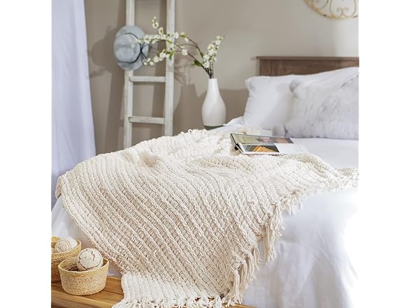 DII DII Chenille Luxury Thick Woven Throw