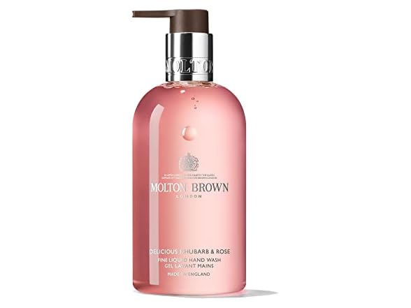 (2 Pack) Molton Brown Delicious Rhubarb & Rose Fine Liquid Hand Wash, 10 oz