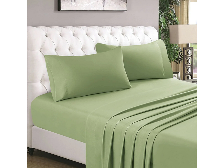 MILANO 4-Piece Set: 100% Egyptian Cotton 1000 Thread Count Deep Pocket Luxury Sheets