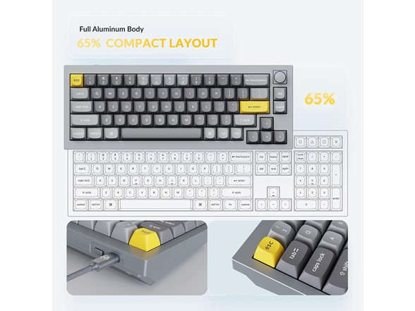 Keychron Q2 Wired 65% Mechanical Keyboard - Gallery 4