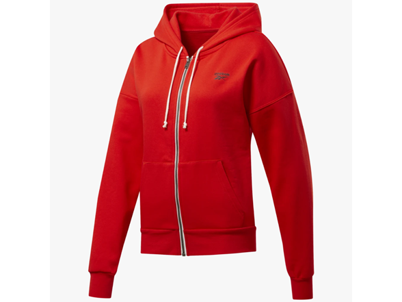 red reebok hoodie