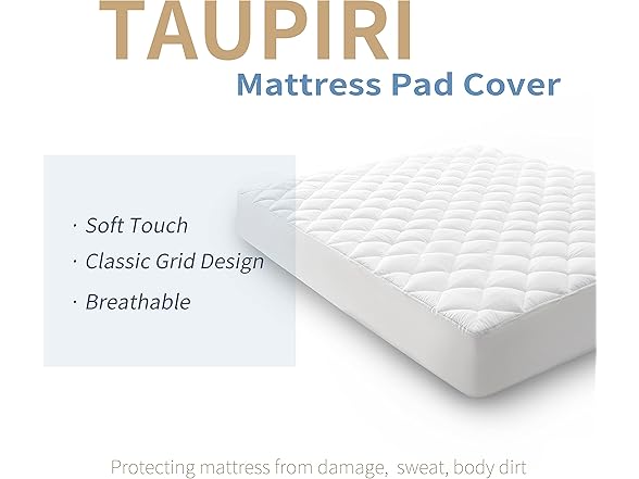 Taupiri Twin XL Quilted Mattress Pad