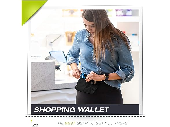 Lewis N. Clark RFID Blocking Money Belt Black