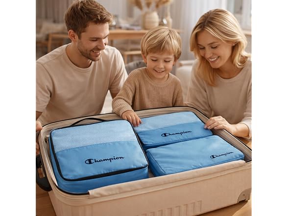Champion 6Pc Packing Cube Set
