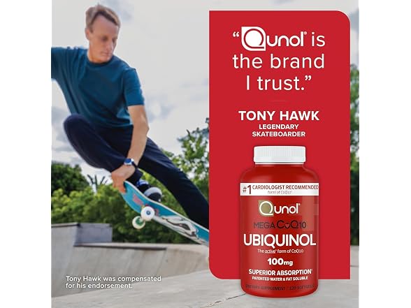 Qunol Mega Ubiquinol CoQ10 100mg 240 Softgels