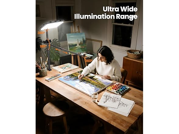 Evershop Ring Light with Overhead Phone Mount