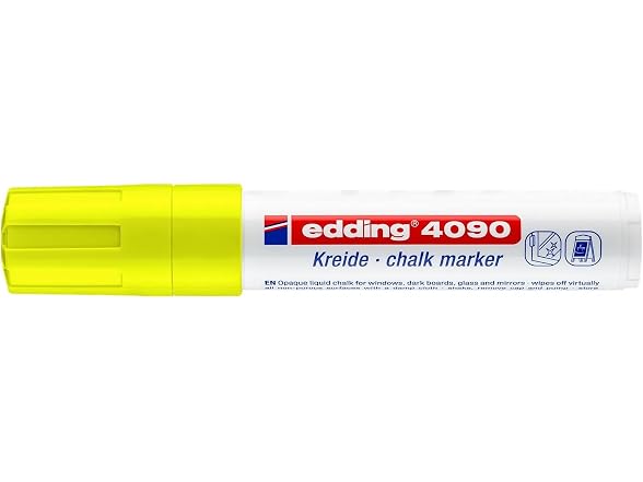 edding 4090 Chalk Marker - neon-Yellow - 5 Pens