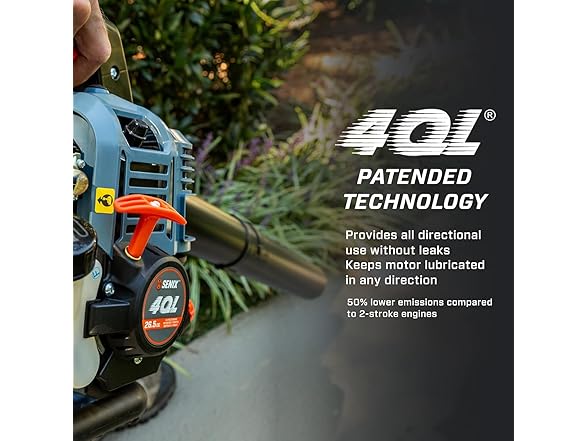 SENIX 4QL 31 cc 4-Cycle Handheld Gas Powered Leaf Blower