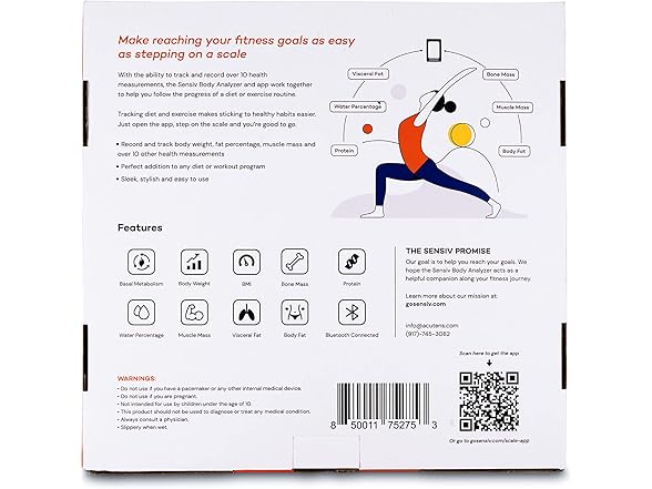 Sensiv Body Analyzer Bluetooth Smart Scale