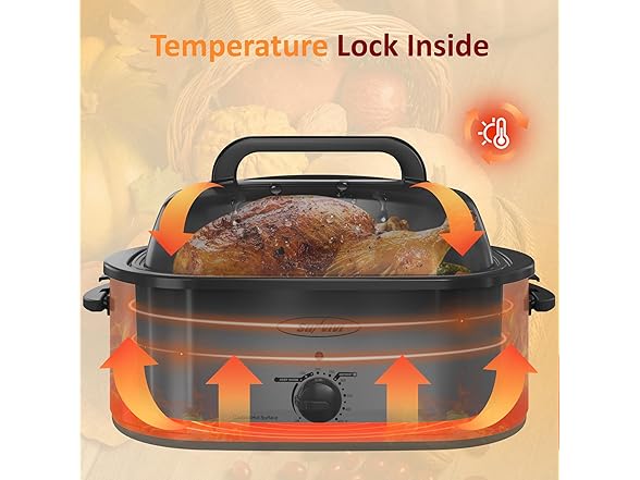 Sunvivi 26 Quart Roaster Oven