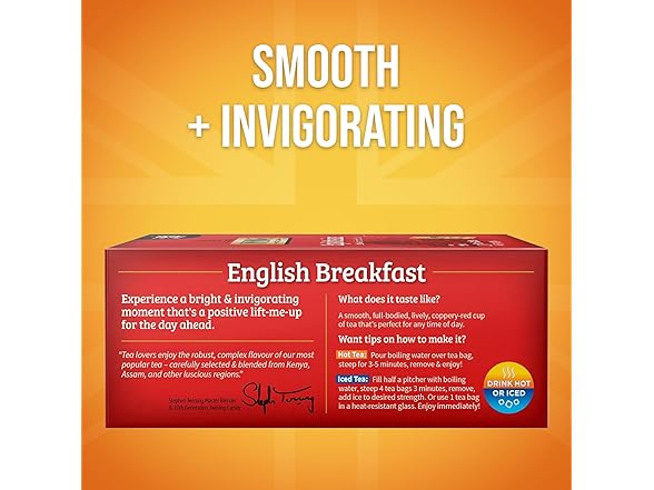 100Ct Twinings English Breakfast Black Tea