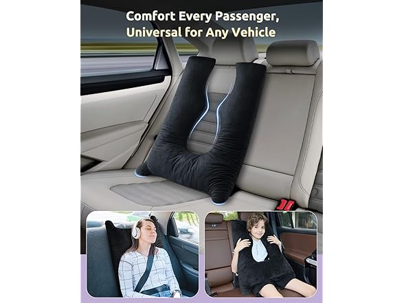 FAIORD Car Pillow for Kid, Your Choice of Color