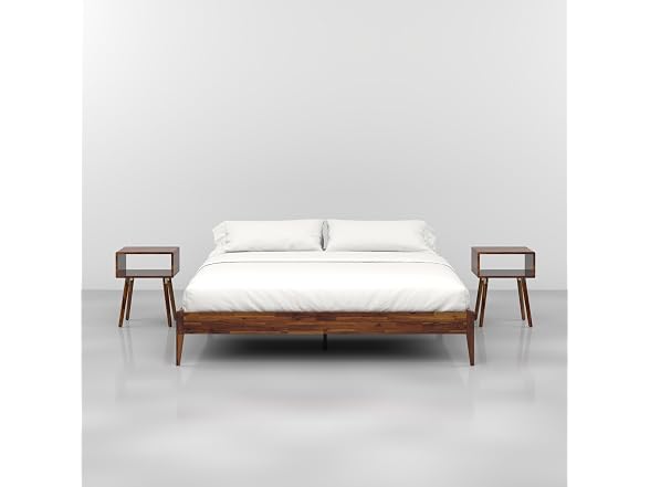 Bme Dinkee King Size Bed Frame, 15" High Platform