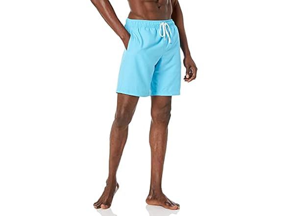 AE Mens 9in QuickDry Swim Trunk (Olive)