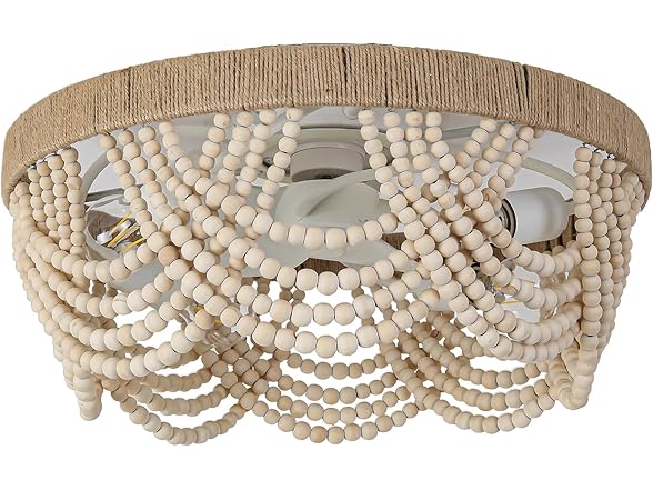 Parrot Uncle BBF3006 Medium Ceiling Fans with Lights Flush