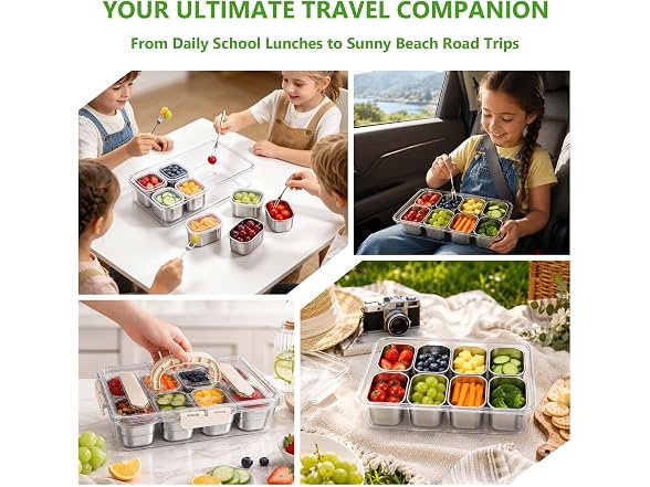 Xinzhanbuy Stainless Steel Snackle Box
