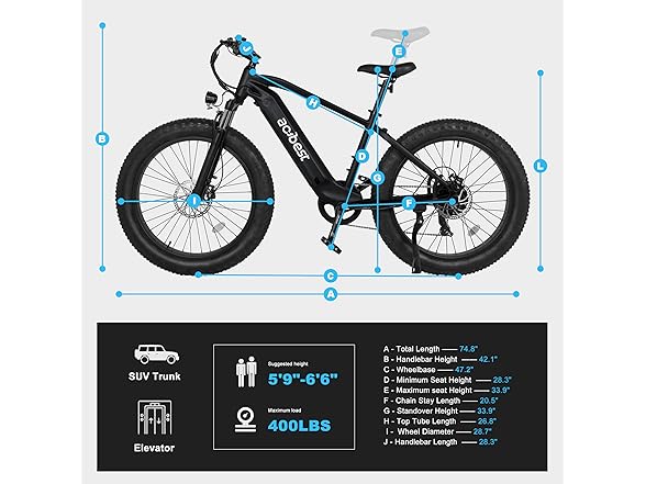 ACTBEST Ranger eBike (Black) - Gallery 7