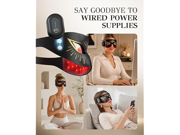 Red Light Therapy Under-Eye Mask