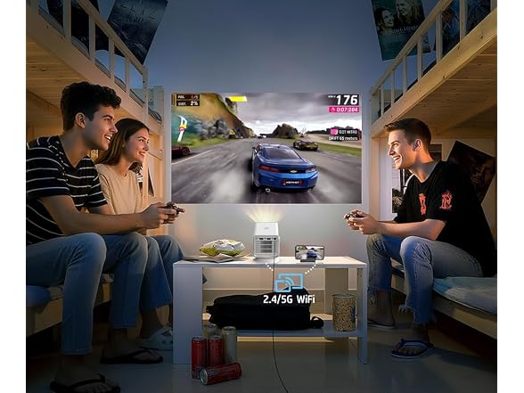 HP MC400 Portable HD Projector, WiFi , Bluetooth,