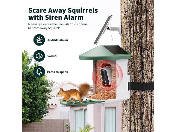 HARYMOR Bird Feeder with Camera