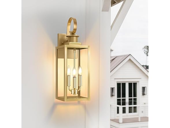 Yochoice 19'' Large Outdoor Wall Lantern