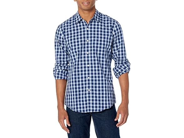 Blue Grey White Plaid