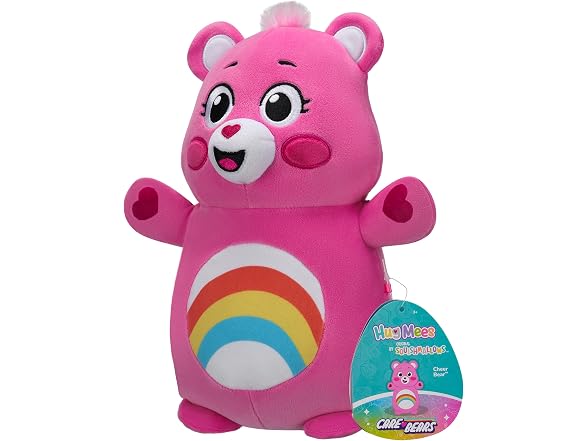 Squishmallows Original "Care Bears" 10in Cheer Bear
