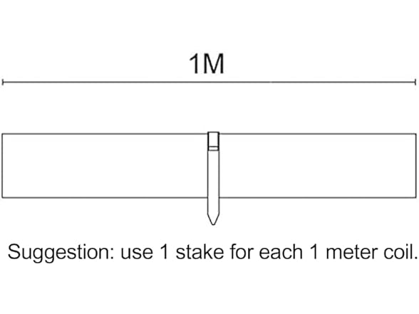 Amazon Basics Landscape Edging Coil5 inch x 40FT