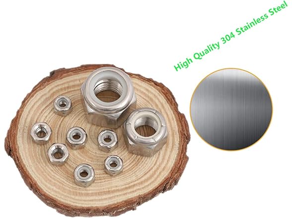 5/16-18 Nylon Insert Lock Nuts 50pc