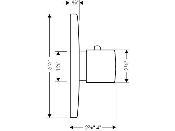 AXOR Uno Thermostatic Shower Trim