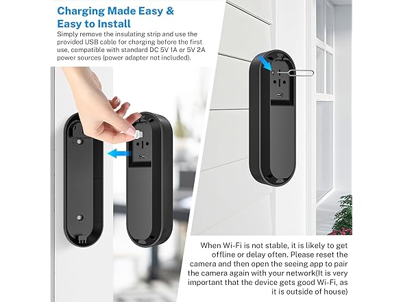 ArvoElio Wi-Fi Video Doorbell Camera