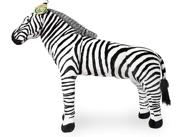 Melissa & Doug Giant Striped Zebra