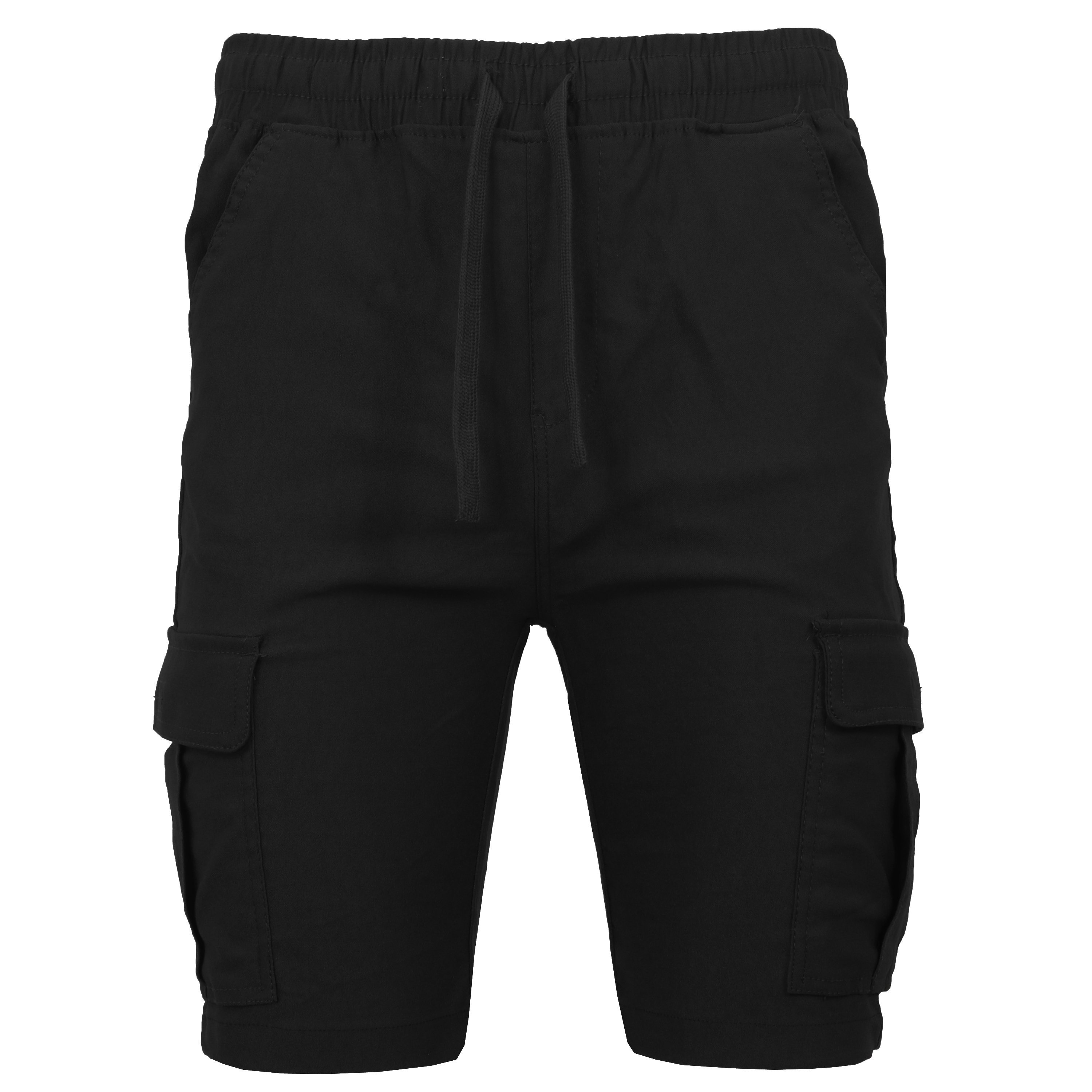 Mens Super Stretch Pull-On Cargo Shorts - Gallery 39