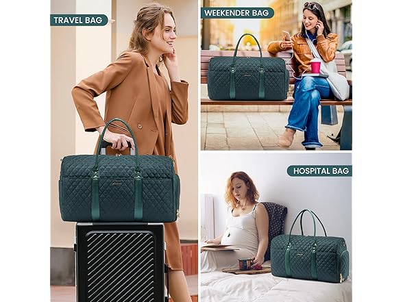 Travel Duffle Bag With Toiletry Bag