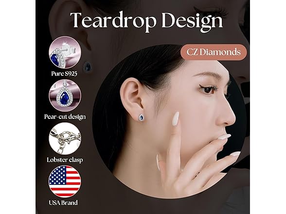 Celestara Teardrop Crystal Set