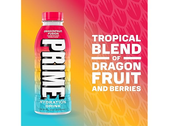 12PK PRIME Hydration DRAGONFRUIT FUSION