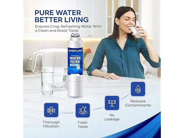 EVERFLOW DA29-00020B Water Filter 3pk