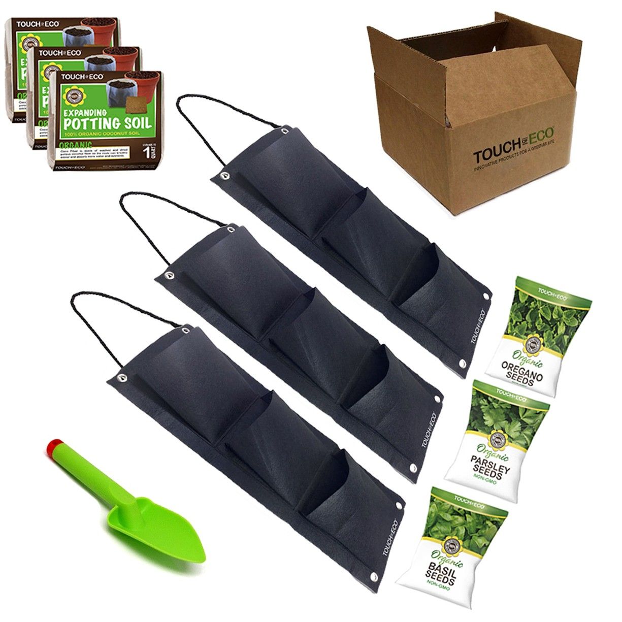 Hanging Herb Planter Bag-Trio Kit - Gallery 6