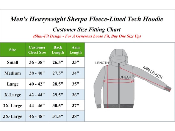 Men's Sherpa Reflective Tech Zip Hoodies