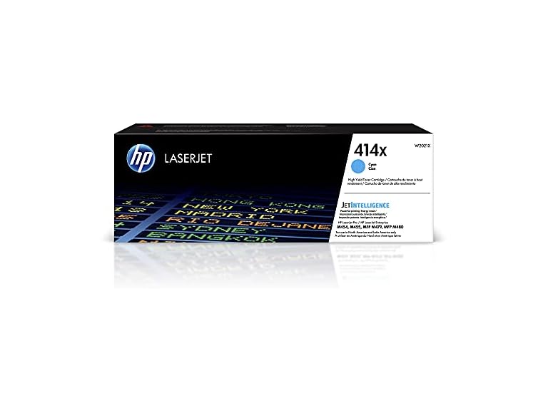 HP 414X Cyan High-yield Toner Cartridge, W2021X