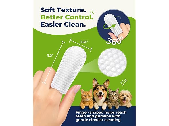 Dog Dental Wipes for Teeth Cleaning