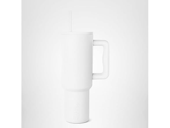 Simple Modern 40 oz Tumbler with Handle and Straw Lid Winter White