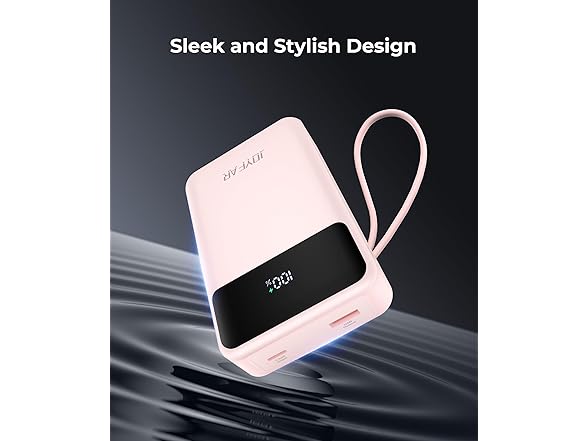 JOYFAR 22.5W 30000mAh USB-C Powerbank w/Built in Cables