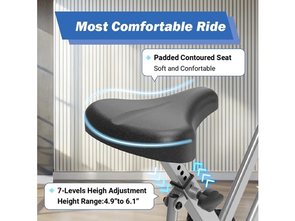 Exerpeutic Exercise Bike w/ Bluetooth