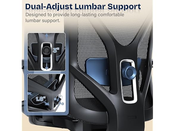 MOLENTS Ergonomic Mesh Office Chair 3D