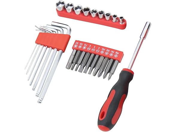 Hantinstom Household Tools Kit 108P Essential Home Repair Set